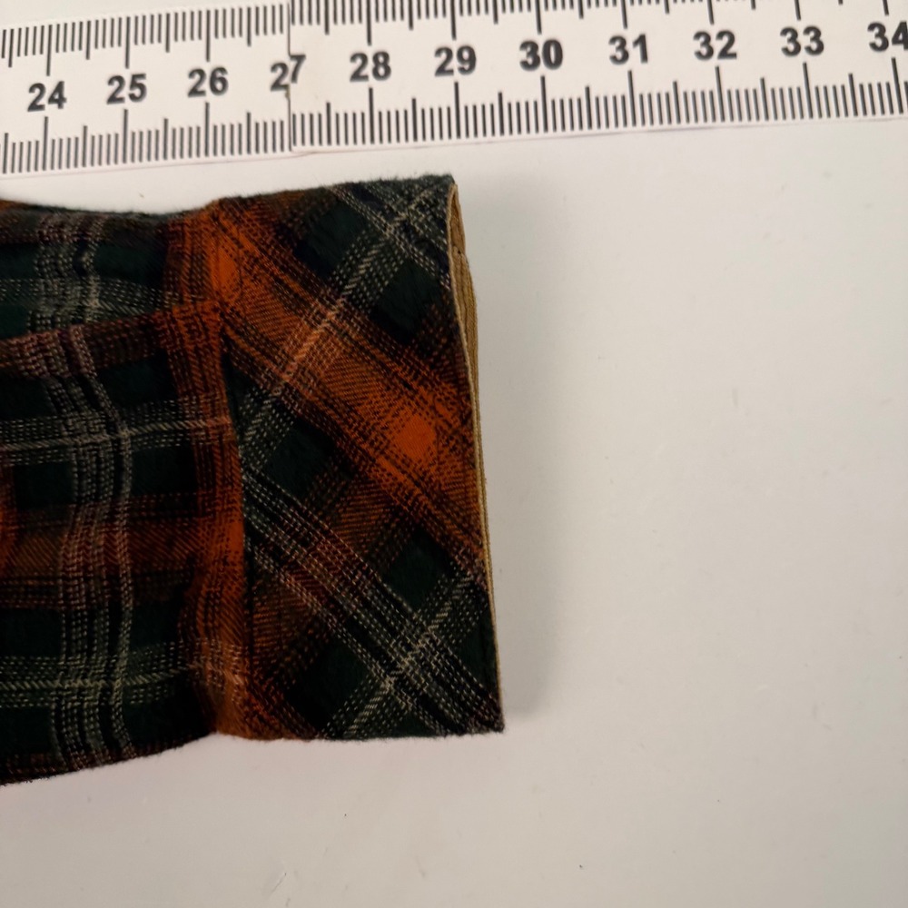 Legendary Whitetails Mens XL Shirt Flannel Red Green Plaid Corduroy Trim‎ - Picture 10 of 12